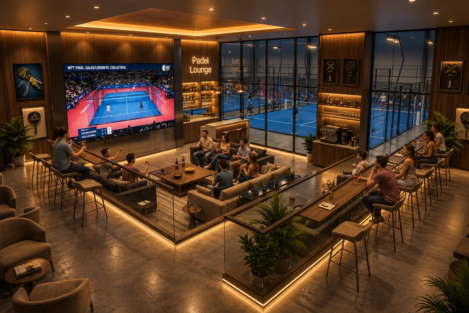 EVO connect amenity concept: social lounge